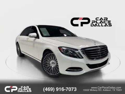 White 2017 Mercedes-Benz S-Class S 550 P1,DRV ASST,DISTRONIC,360 CAM,PANO,BURMESTER,HTD/VENT MULTI-CONTOUR STS for sale in Addison, TX