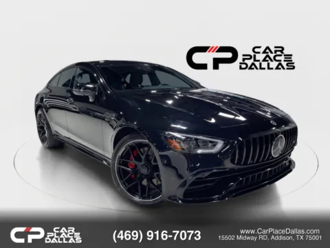 Black 2022 Mercedes-Benz AMG GT 43 4DR,3.0T I6 MHEV,LOW MILES,BLACK/BLACK for sale in Addison, TX