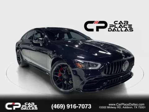 Black 2022 Mercedes-Benz AMG GT 43 4DR,3.0T I6 MHEV,LOW MILES,BLACK/BLACK for sale in Addison, TX
