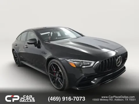 Black 2022 Mercedes-Benz AMG GT 43 4DR,3.0T I6 MHEV,LOW MILES,BLACK/BLACK for sale in Addison, TX