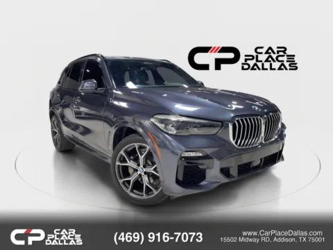 Gray 2020 BMW X5 sDrive40i M SPORT,DRIVER ASST PRO,PREM PKG,360 CAM,HUD,HK,21 M WHLS,TOW PKG for sale in Addison, TX