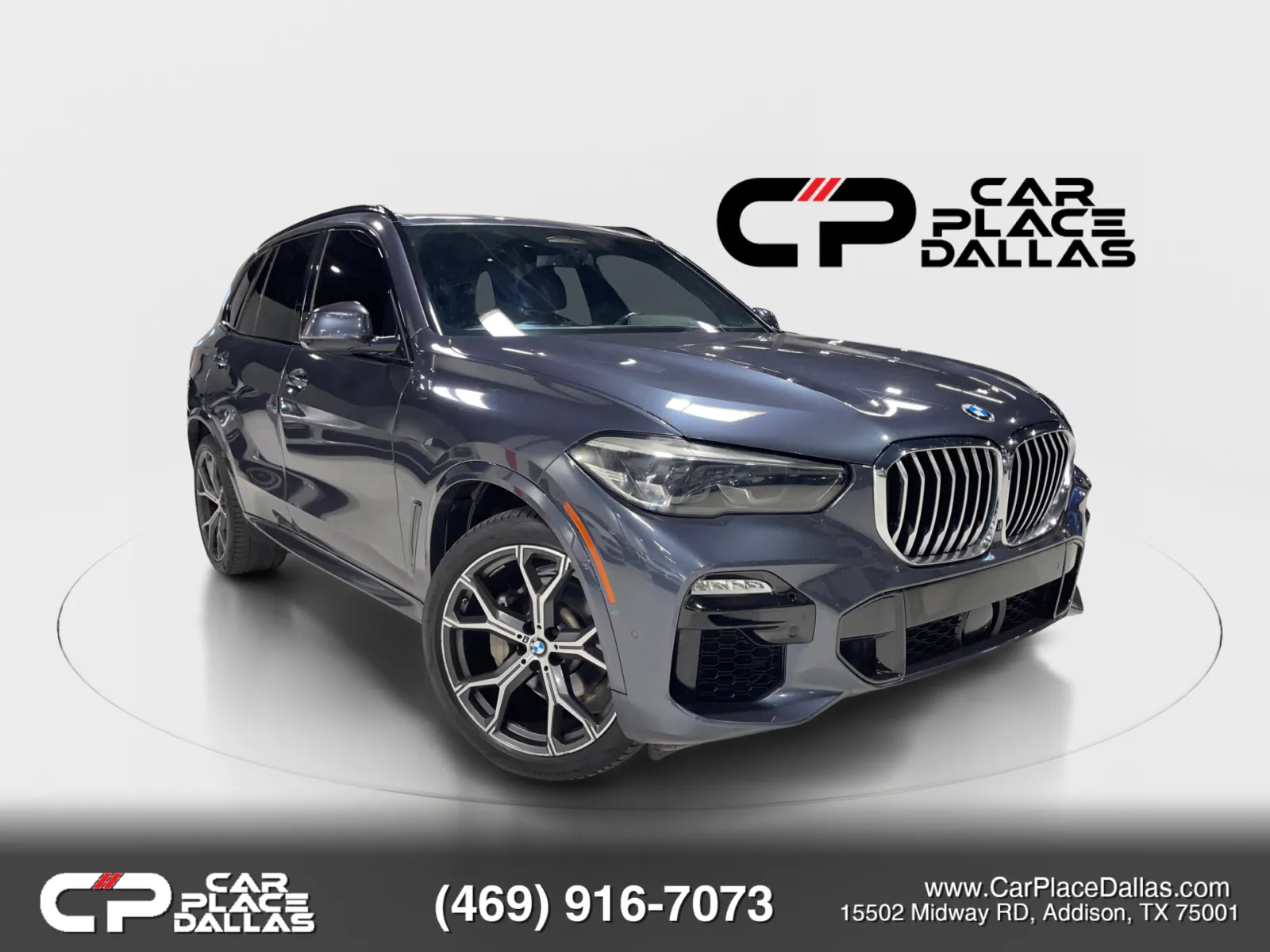 Gray 2020 BMW X5 sDrive40i M SPORT,DRIVER ASST PRO,PREM PKG,360 CAM,HUD,HK,21 M WHLS,TOW PKG for sale in Addison, TX