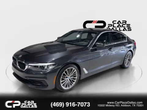Another view of 2019 BMW 5 Series 530i PREMIUM PKG,HUD,NAV,H/K,19 WHEELS,HTD SPORT STS,HTD WHEEL,CARPLAY,COMFORT ACCESS for sale in Addison, TX at Car Place Dallas