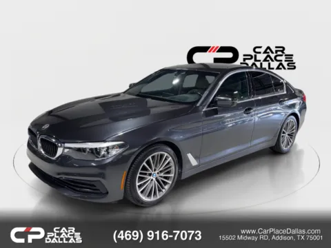 Another view of 2019 BMW 5 Series 530i PREMIUM PKG,HUD,NAV,H/K,19 WHEELS,HTD SPORT STS,HTD WHEEL,CARPLAY,COMFORT ACCESS for sale in Addison, TX at Car Place Dallas