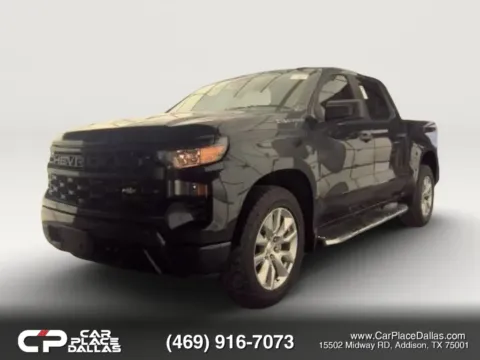 Another view of 2022 Chevrolet Silverado 1500 Crew Cab Custom Crew Cab 2WD 2.7T,20 WHEELS,CHEVY SAFETY,REMOTE START,CARPLAY,CAM,TOW PKG for sale in Addison, TX at Car Place Dallas