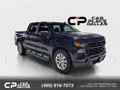 More photos of 2022 Chevrolet Silverado 1500 Crew Cab Custom Crew Cab 2WD 2.7T,20 WHEELS,CHEVY SAFETY,REMOTE START,CARPLAY,CAM,TOW PKG at Car Place Dallas, TX