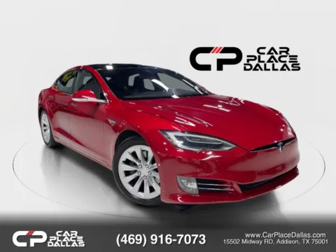 Red 2016 Tesla Model S 75D AWD,19 WHEELS,HTD MEMORY STS,17 TOUCHSCREEN,RED MULTI-COAT for sale in Addison, TX