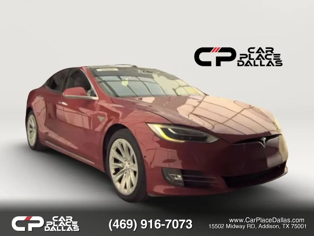 Red 2016 Tesla Model S 75D AWD,19 WHEELS,HTD MEMORY STS,17 TOUCHSCREEN,RED MULTI-COAT for sale in Addison, TX