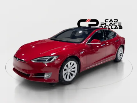 Another view of 2016 Tesla Model S 75D AWD,19 WHEELS,HTD MEMORY STS,17 TOUCHSCREEN,RED MULTI-COAT for sale in Addison, TX at Car Place Dallas