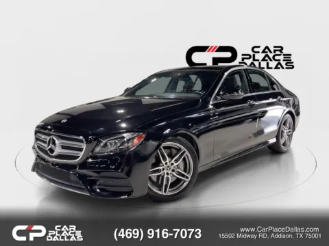 Photos of 2019 Mercedes-Benz E-Class E 300,AMG LINE,PREM PKG,NAV,PANO,BURMESTER,HTD STS,BLIND SPOT,CARPLAY,19 AMG WHLS for sale in Addison, TX at Car Place Dallas