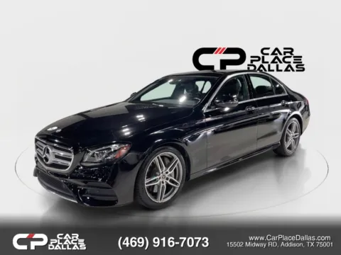 Another view of 2019 Mercedes-Benz E-Class E 300,AMG LINE,PREM PKG,NAV,PANO,BURMESTER,HTD STS,BLIND SPOT,CARPLAY,19 AMG WHLS for sale in Addison, TX at Car Place Dallas
