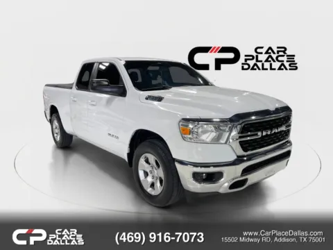 More photos of 2022 Ram 1500 Quad Cab Big Horn Quad Cab 4X2,3.6 V6 ETORQUE,CAM,18 WHLS,CLASS III HITCH,7-PIN at Car Place Dallas, TX