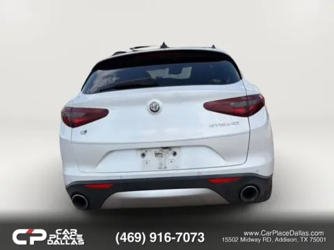 Another view of 2019 Alfa Romeo Stelvio Ti Sport SUV 4D for sale in Addison, TX at Car Place Dallas