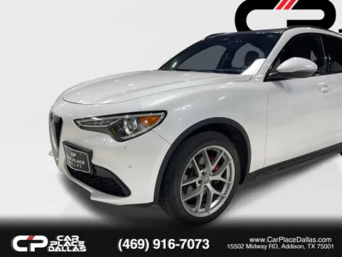 More photos of 2019 Alfa Romeo Stelvio Ti Sport AWD,20 WHLS,PANO,NAV,HK,ACC,BLIND SPOT,HTD STS/WHEEL,SPORT SUSP,CARPLAY at Car Place Dallas, TX