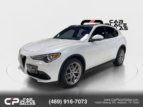 Another view of 2019 Alfa Romeo Stelvio Ti Sport SUV 4D for sale in Addison, TX at Car Place Dallas