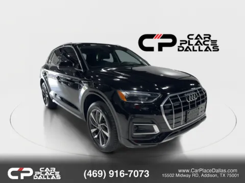 Black 2021 Audi Q5 45 TFSI Premium Sport Utility 4D for sale in Addison, TX