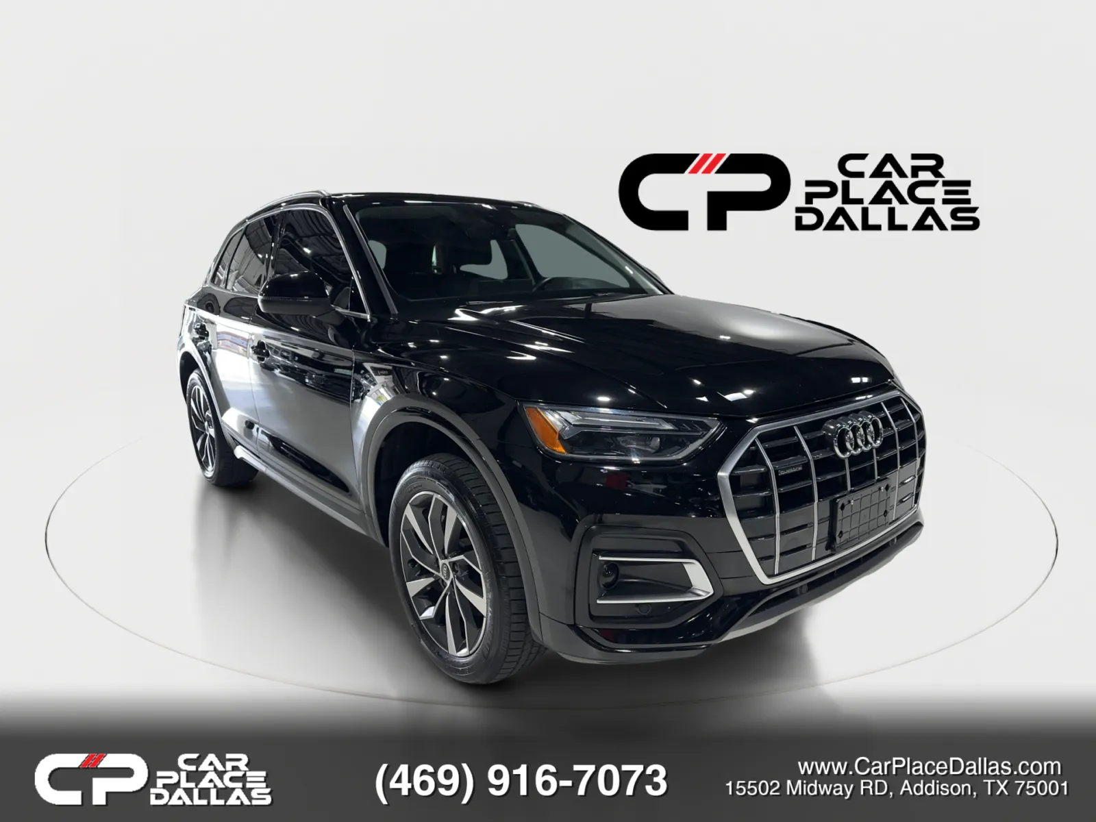 Black 2021 Audi Q5 45 TFSI Premium Sport Utility 4D for sale in Addison, TX