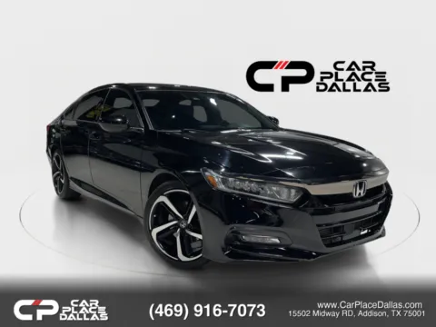 Black 2019 Honda Accord Sport Sedan 4D for sale in Addison, TX