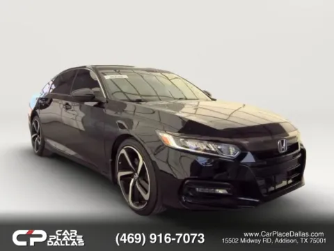 Black 2019 Honda Accord Sport Sedan 4D for sale in Addison, TX