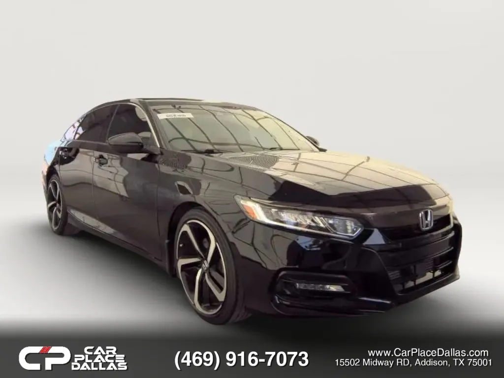Black 2019 Honda Accord Sport Sedan 4D for sale in Addison, TX