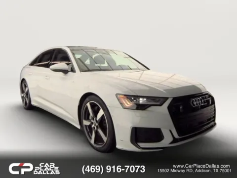 White 2020 Audi A6 55 TFSI Prestige Sedan 4D for sale in Addison, TX