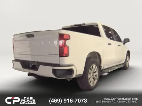 Another view of 2023 Chevrolet Silverado 1500 Crew Cab Custom Pickup 4D 5 3/4 ft for sale in Addison, TX at Car Place Dallas