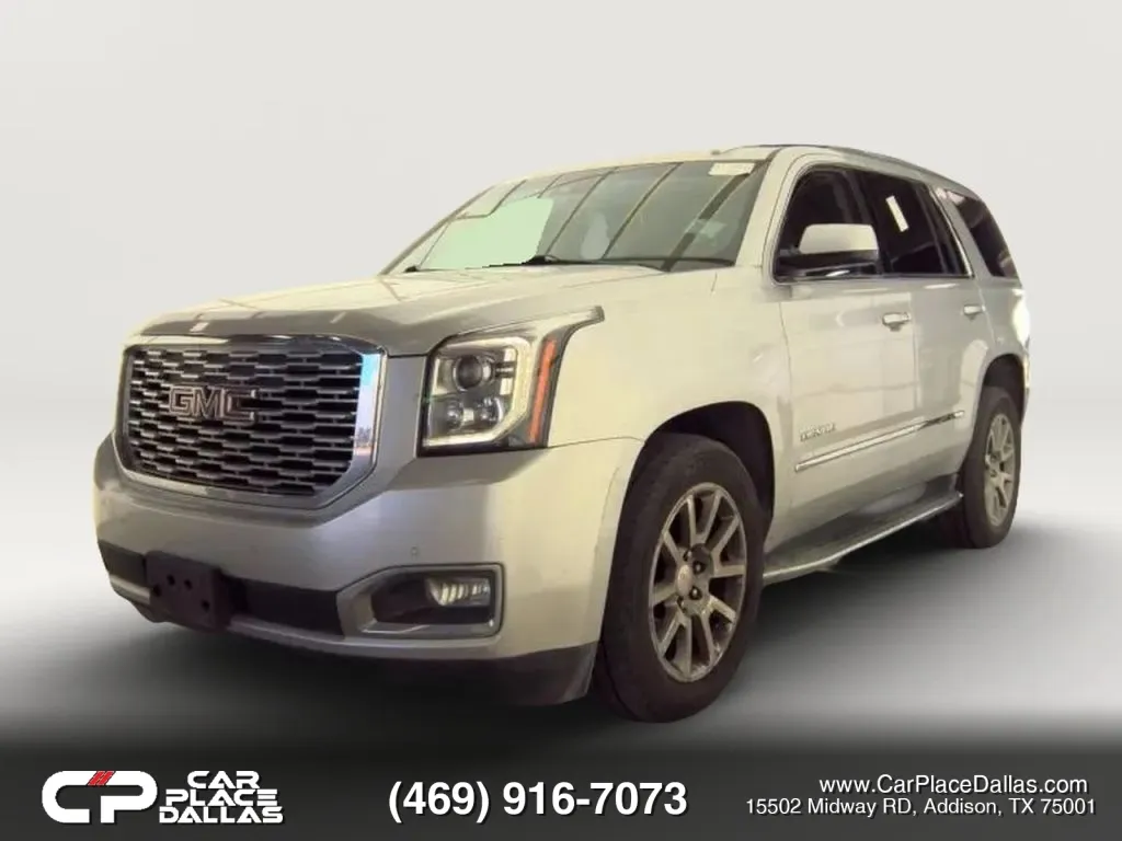 Silver 2018 GMC Yukon Denali Sport Utility 4D for sale in Addison, TX