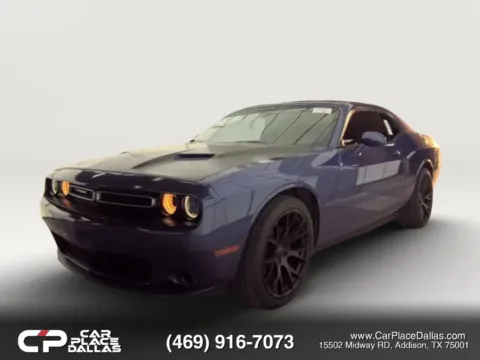 Purple 2019 Dodge Challenger SXT Coupe 2D for sale in Addison, TX