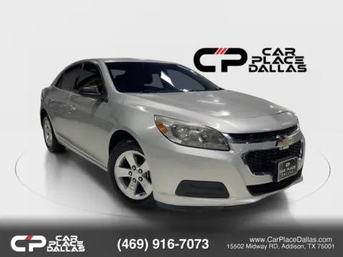 Silver 2016 Chevrolet Malibu Limited LS Sedan 4D for sale in Addison, TX