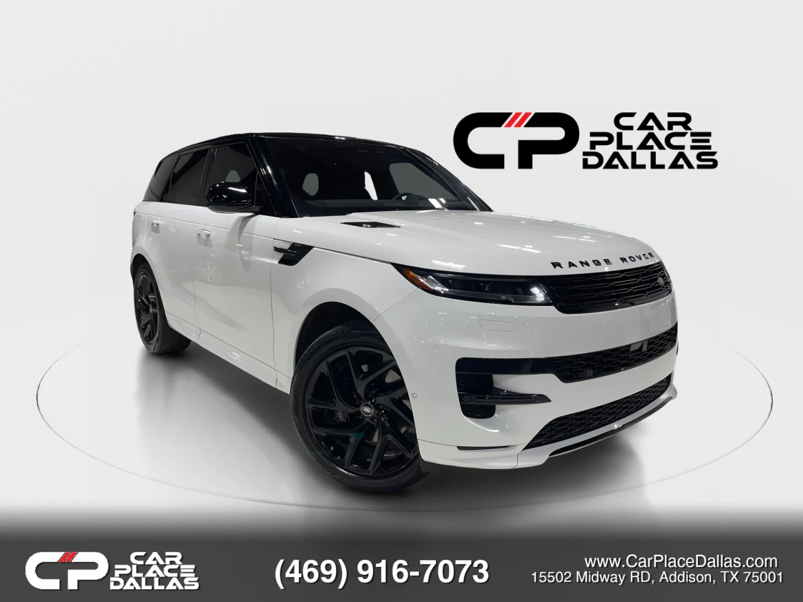 White 2023 Land Rover Range Rover Sport P400 SE Dynamic Sport Utility 4D for sale in Addison, TX