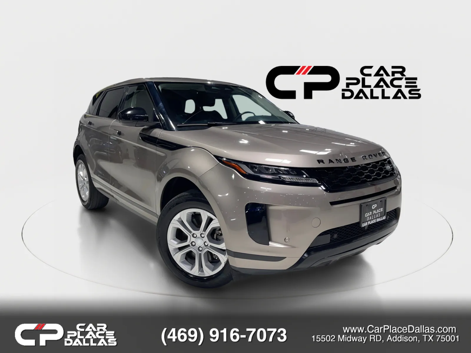 Brown 2022 Land Rover Range Rover Evoque P250 S Sport Utility 4D for sale in Addison, TX