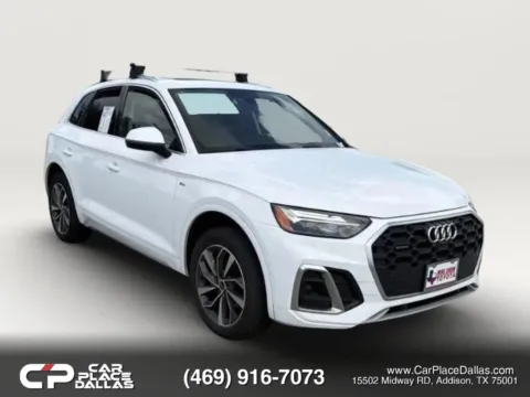 White 2023 Audi Q5 45 TFSI S line Premium Plus Sport Utility 4D for sale in Addison, TX