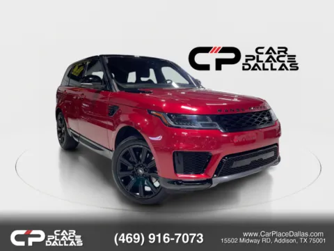 Red 2020 Land Rover Range Rover Sport HSE Sport Utility 4D for sale in Addison, TX