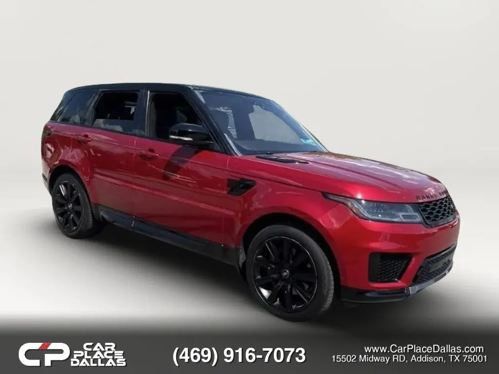 Red 2020 Land Rover Range Rover Sport HSE Sport Utility 4D for sale in Addison, TX