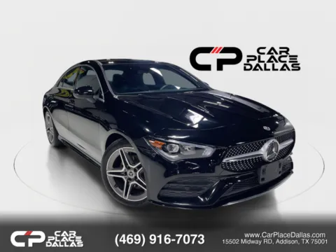 Black 2021 Mercedes-Benz CLA 250 4MATIC Coupe 4D for sale in Addison, TX