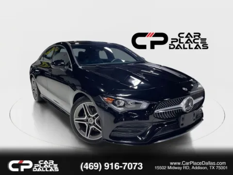 Black 2021 Mercedes-Benz CLA 250 4MATIC Coupe 4D for sale in Addison, TX
