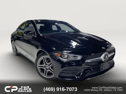 Black 2021 Mercedes-Benz CLA 250 4MATIC Coupe 4D for sale in Addison, TX