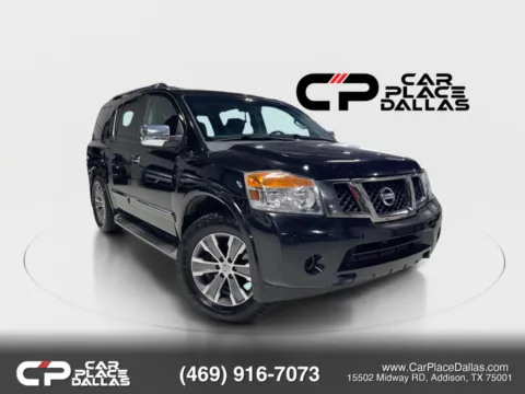 Black 2015 Nissan Armada SL Sport Utility 4D for sale in Addison, TX