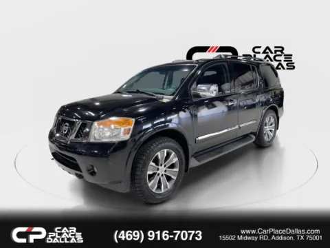 Another view of 2015 Nissan Armada SL 4x4,MOONROOF,BOSE,HTD LTHR,PWR 3RD ROW,CAM,REAR SONAR,TOW PKG,4X4 for sale in Addison, TX at Car Place Dallas