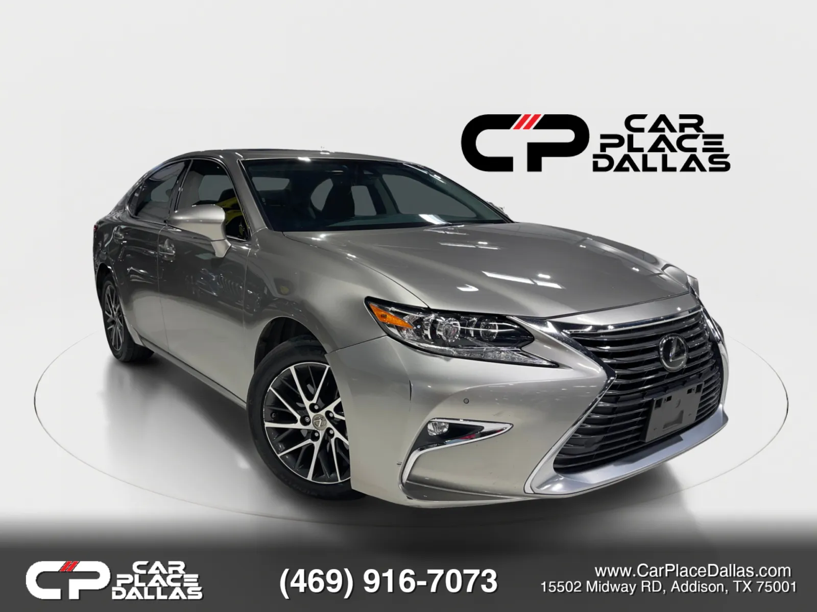 Beige 2018 Lexus ES 350 for sale in Addison, TX