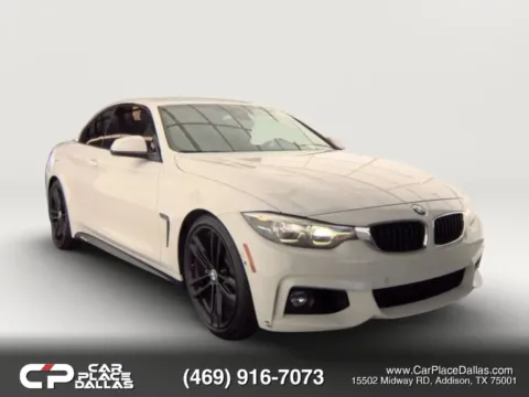 White 2018 BMW 4 Series 440i Convertible 2D for sale in Addison, TX