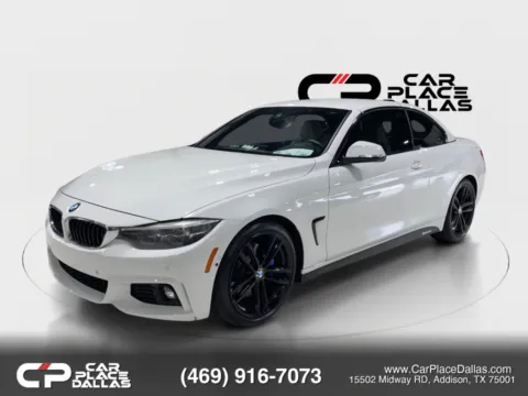 Another view of 2018 BMW 4 Series 440i Convertible 2D for sale in Addison, TX at Car Place Dallas