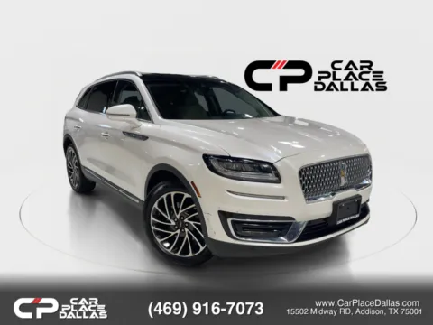 White 2019 Lincoln Nautilus Reserve Sport Utility 4D for sale in Addison, TX