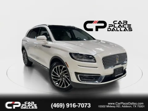 White 2019 Lincoln Nautilus Reserve Sport Utility 4D for sale in Addison, TX