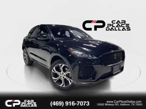 Black 2018 Jaguar E-PACE First Edition,P250,WINDSOR LTHR,MERIDIAN,20 WHLS for sale in Addison, TX