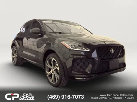 Black 2018 Jaguar E-PACE P250 First Edition Sport Utility 4D for sale in Addison, TX