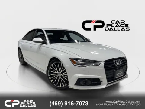 White 2018 Audi A6 3.0T Prestige,BLACK OPTIC,SPORT PKG,NAV,HUD,360 CAM,BOSE,HTD/VENT LTHR,20 WHLS,QUATTRO for sale in Addison, TX