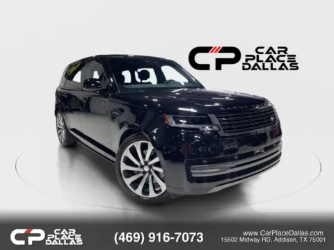 Black 2025 Land Rover Range Rover P400 SE LWB 7 Sport Utility 4D for sale in Addison, TX