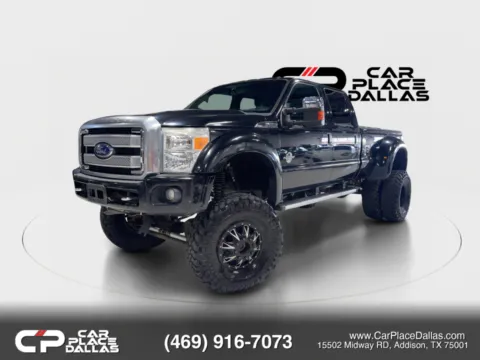 Photos of 2014 Ford F450 Super Duty Crew Cab Platinum Pickup 4D 8 ft for sale in Addison, TX at Car Place Dallas