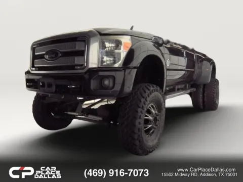 Photos of 2014 Ford F450 Super Duty Crew Cab Platinum Pickup 4D 8 ft for sale in Addison, TX at Car Place Dallas